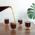 Veyro Double Wall Espresso Cups – 120ml / 4oz Set