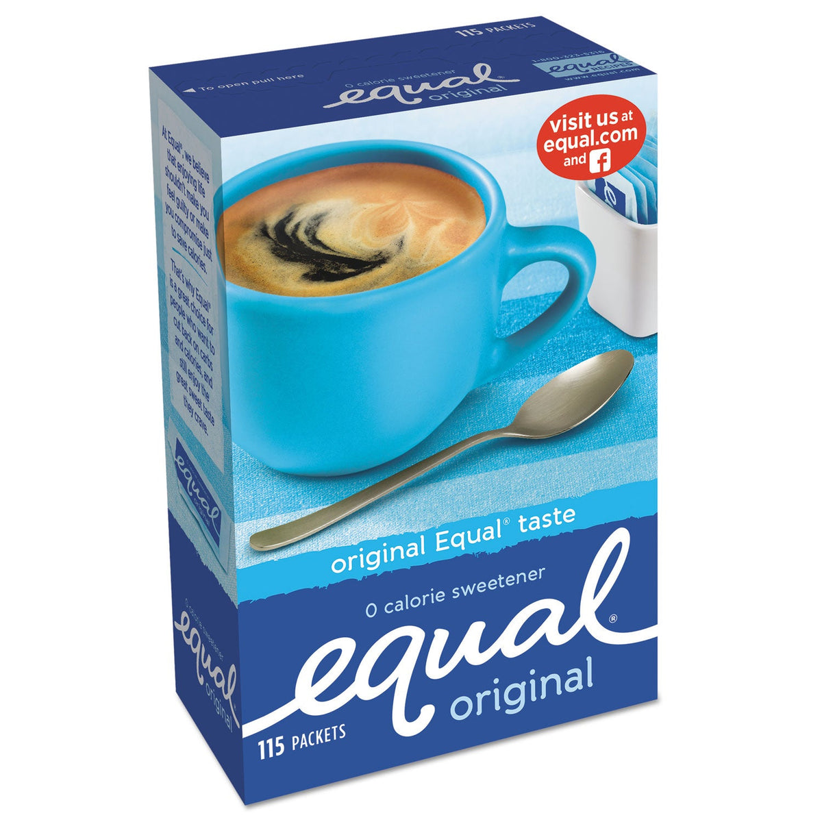 Veyro Equal Zero Calorie Sweetener – 115 Packets / 1g Each