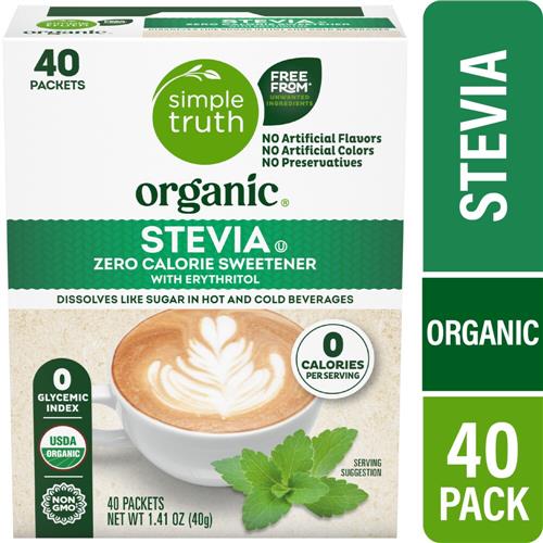 Veyro Simple Truth Organic Stevia Extract Blend – 40 ct