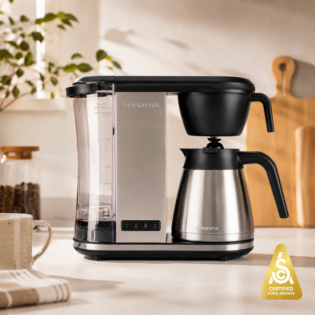 Cafetera de goteo Veyro Enthusiast de 8 tazas – Rendimiento de preparación intensa