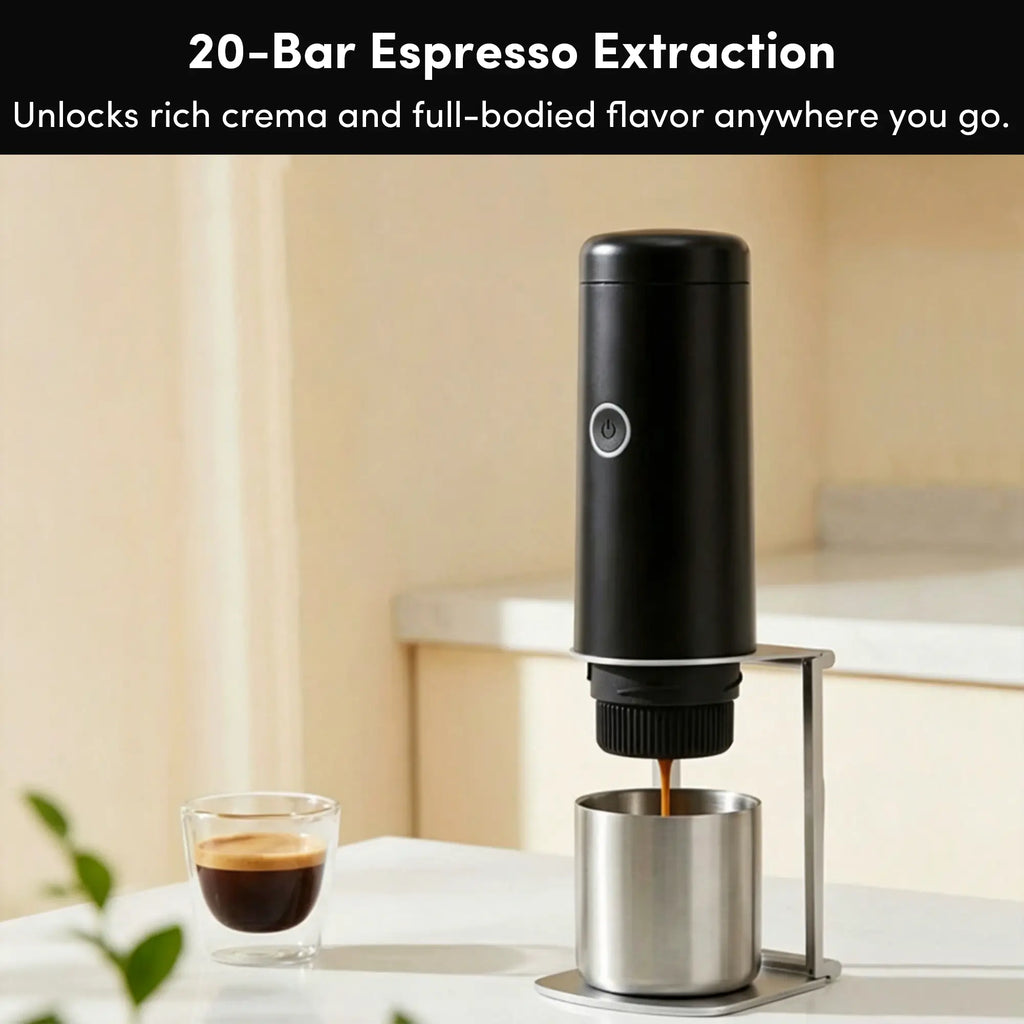Máquina de espresso portátil Veyro Citaly GO-1: Autocalentamiento rápido