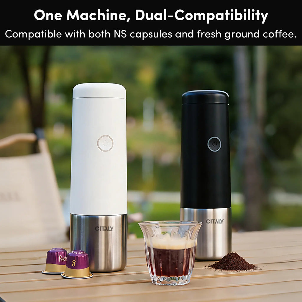 Máquina de espresso portátil Veyro Citaly GO-1: Autocalentamiento rápido