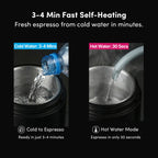 Máquina de espresso portátil Veyro Citaly GO-1: Autocalentamiento rápido