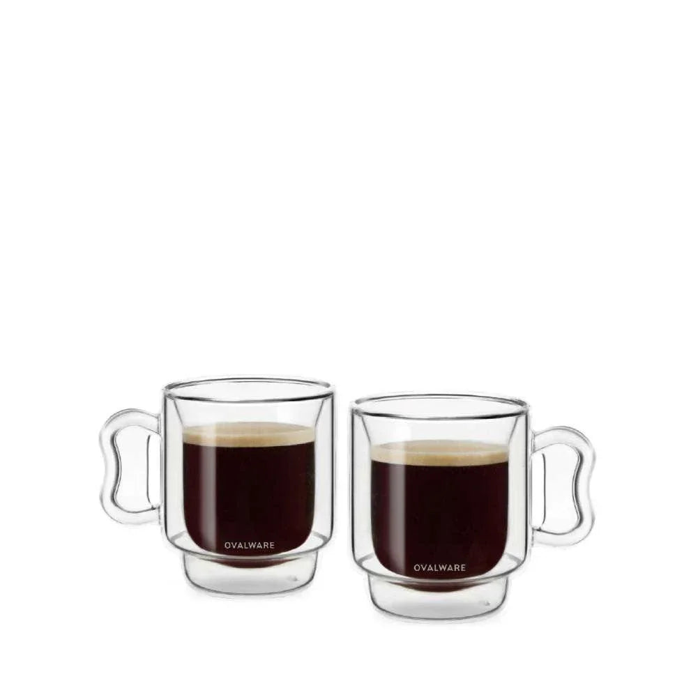 Veyro Double Wall Espresso Cups – 120ml / 4oz Set