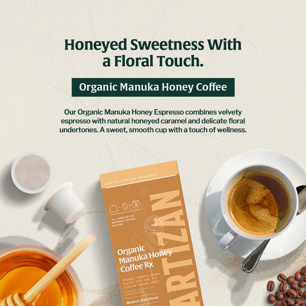 Veyro Organic Manuka Honey Coffee – Espresso Blend