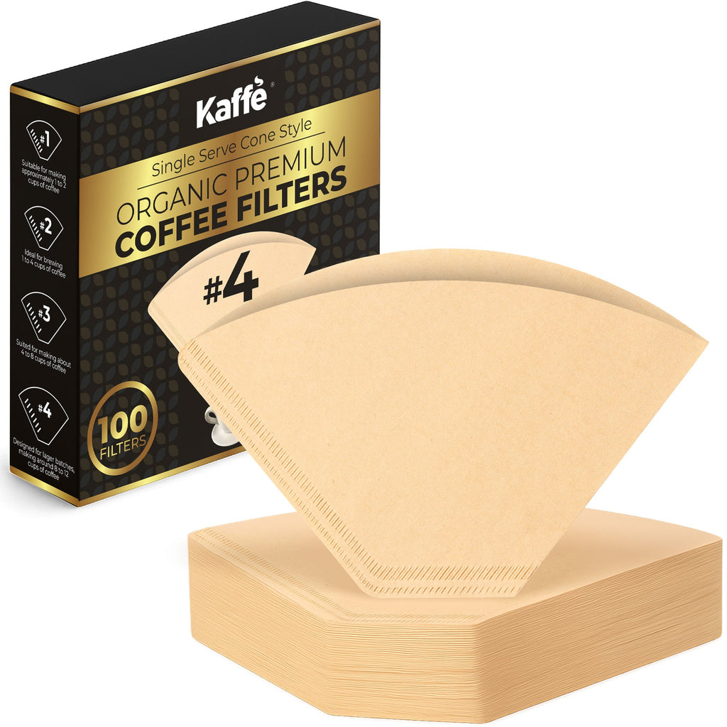 Veyro Organic Premium Coffee Filters #4 – Natural & Unbleached