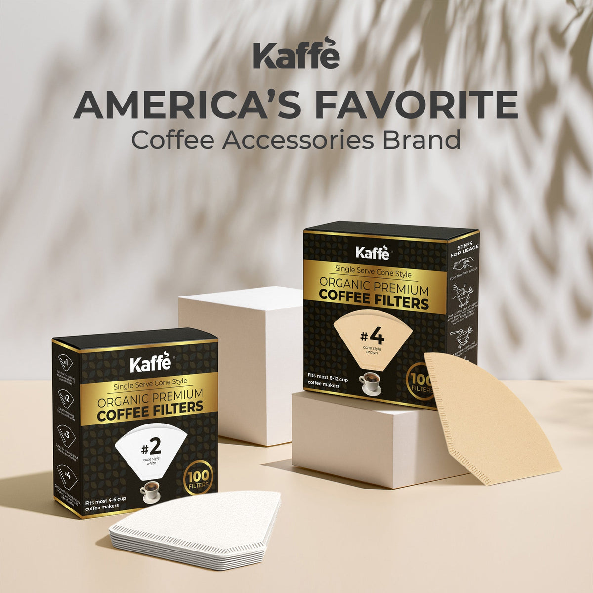 Veyro Organic Premium Coffee Filters #4 – Natural & Unbleached