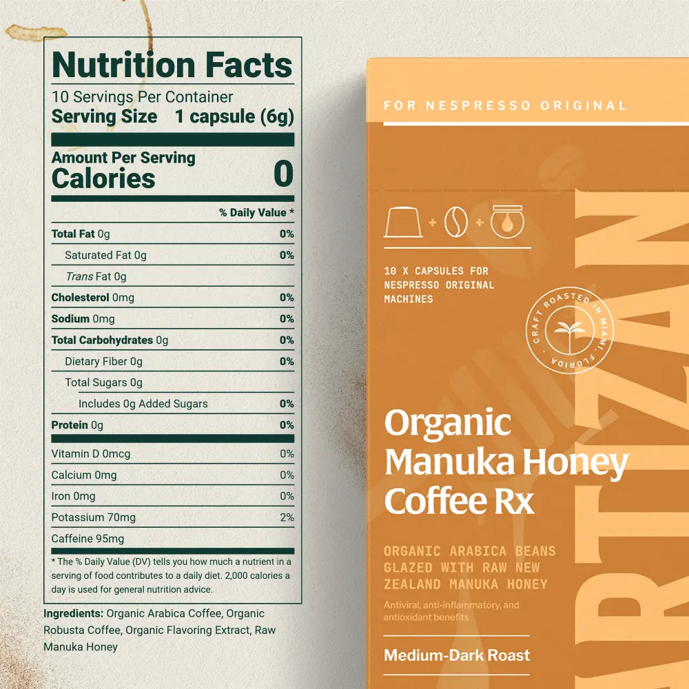 Veyro Organic Manuka Honey Coffee – Espresso Blend