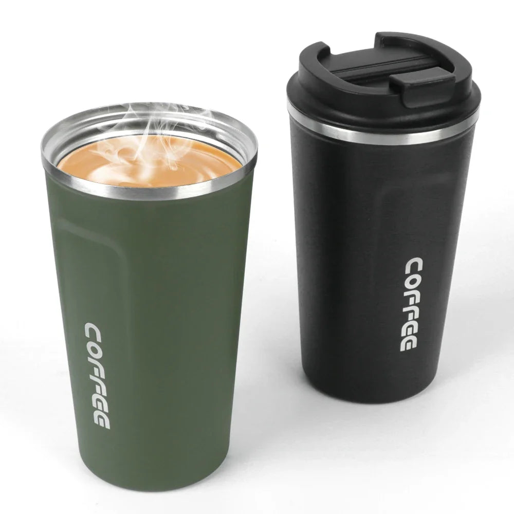 Veyro Travel Thermos Coffee Mug – 380/510ml Leak-Proof