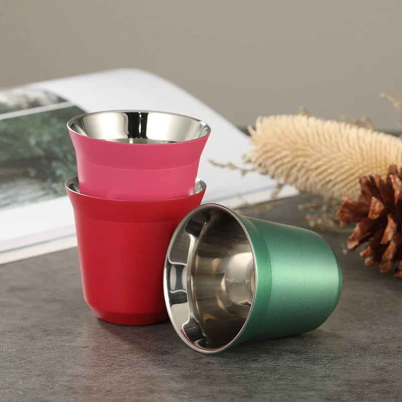 Veyro Capsule Coffee Cup – Stainless Steel Double-Layer