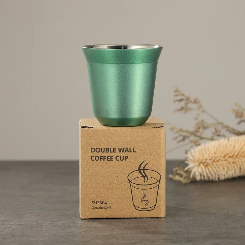 Veyro Capsule Coffee Cup – Stainless Steel Double-Layer