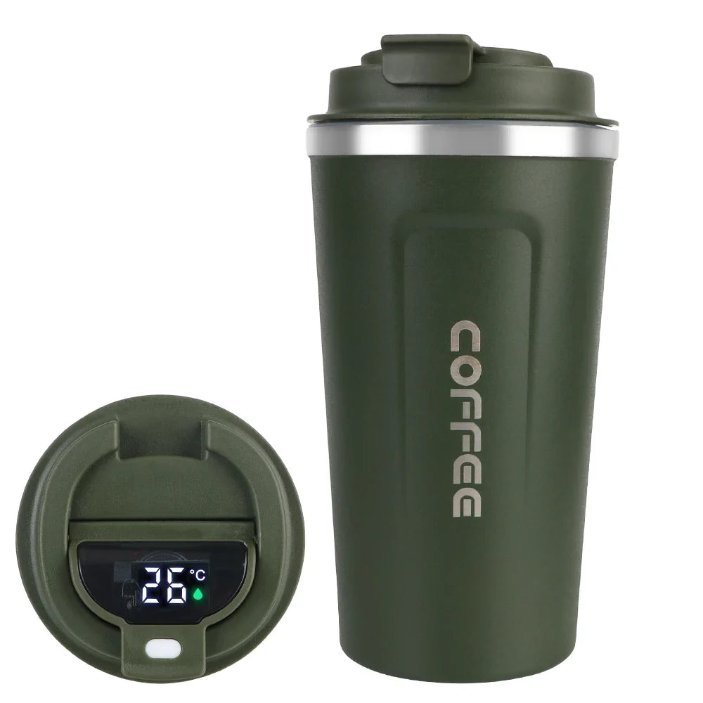 Veyro Travel Thermos Coffee Mug – 380/510ml Leak-Proof