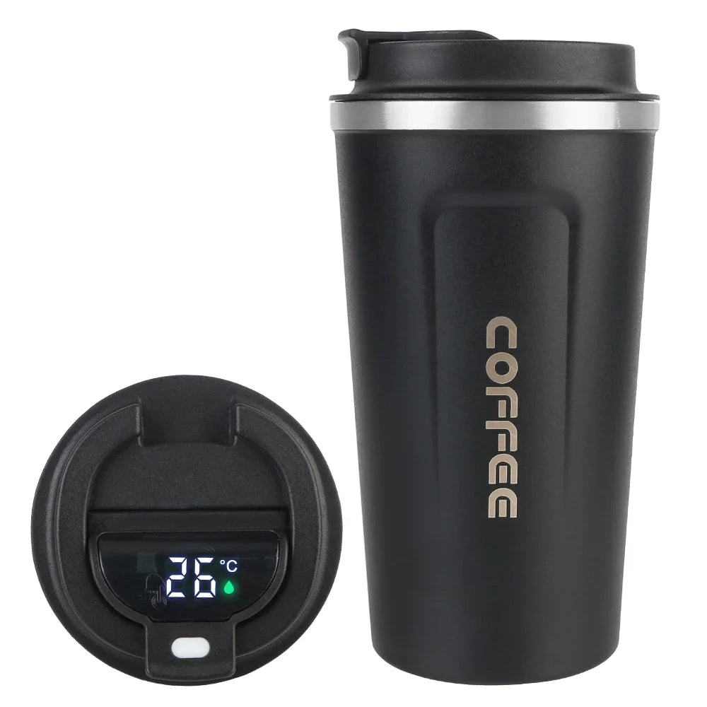 Veyro Travel Thermos Coffee Mug – 380/510ml Leak-Proof