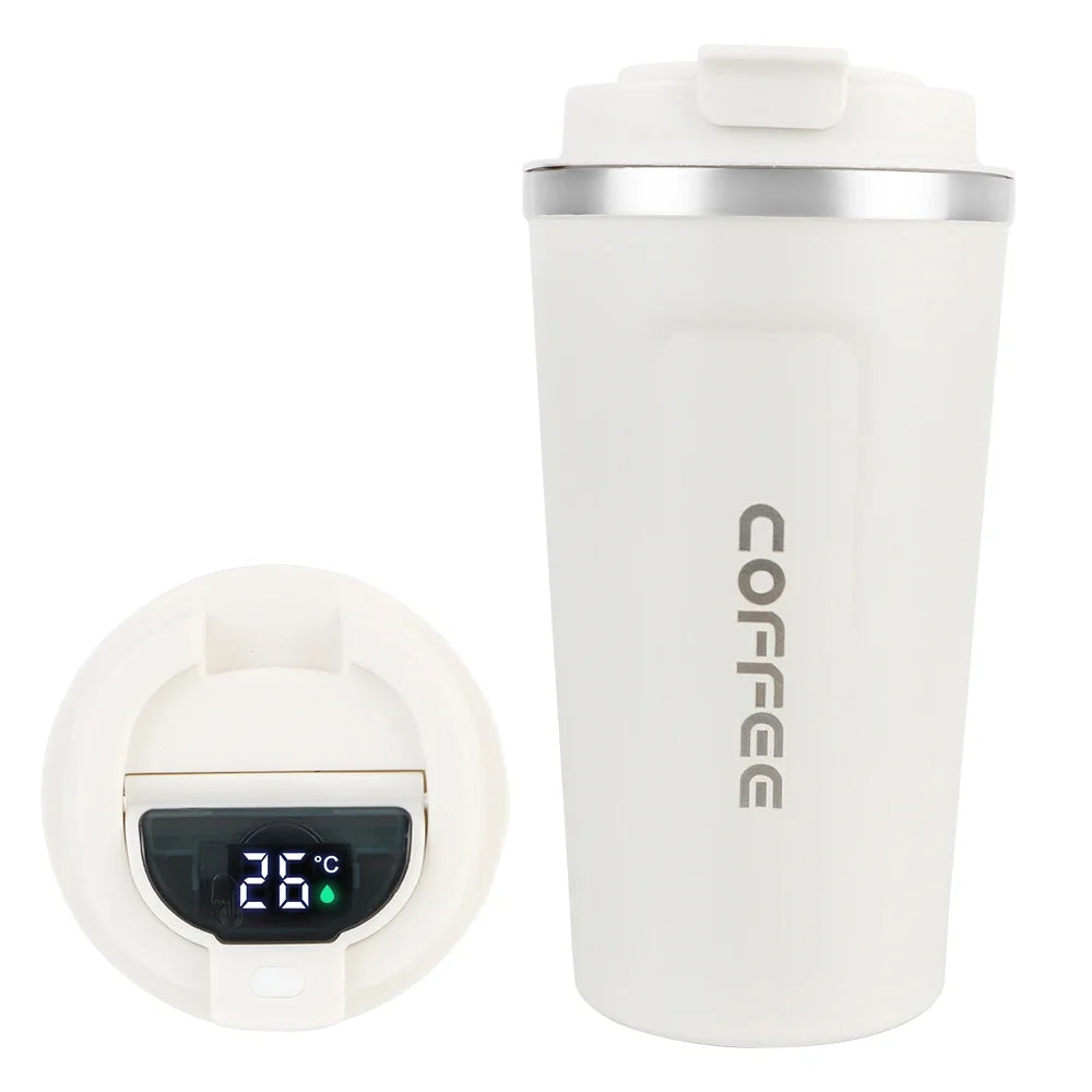 Veyro Travel Thermos Coffee Mug – 380/510ml Leak-Proof