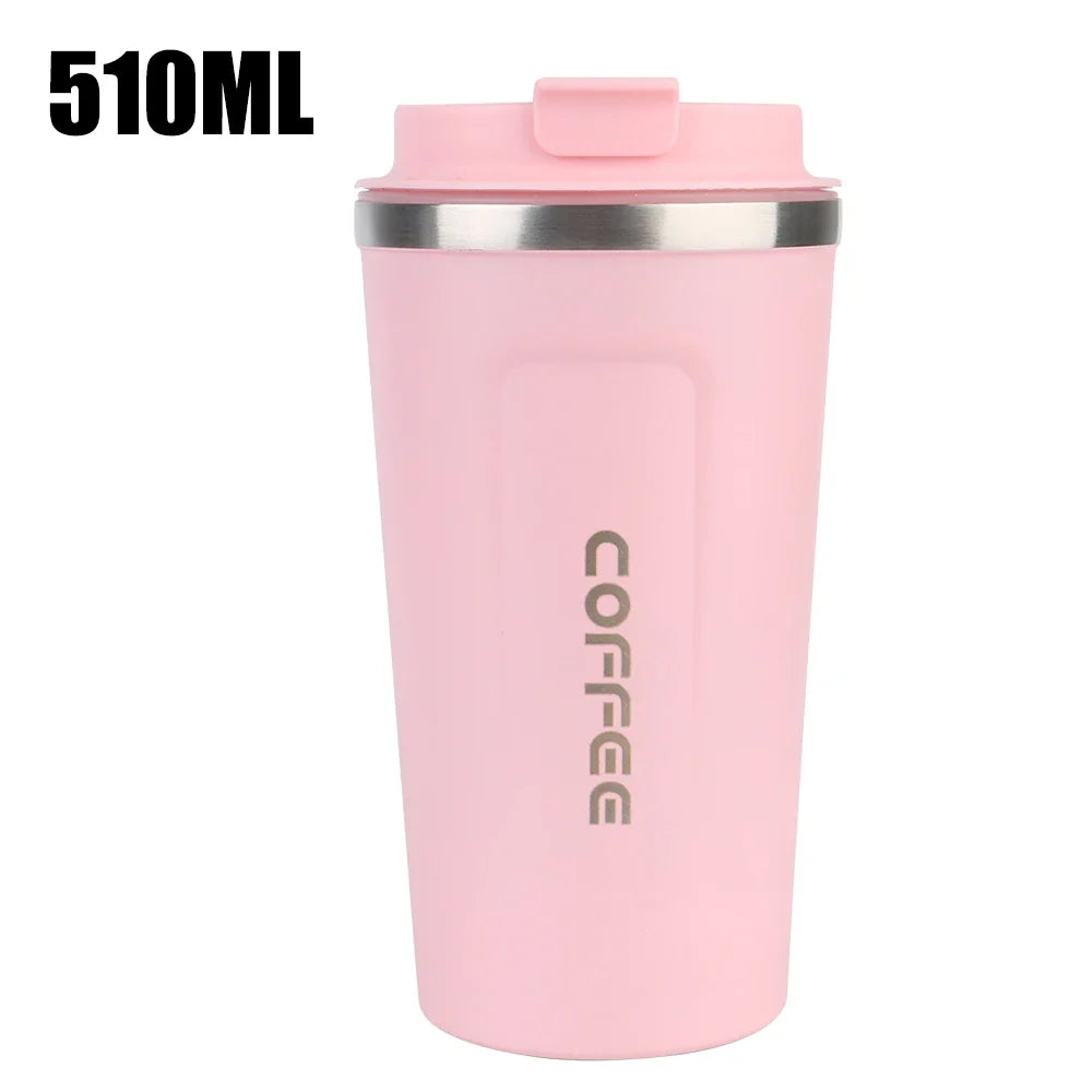 Veyro Travel Thermos Coffee Mug – 380/510ml Leak-Proof