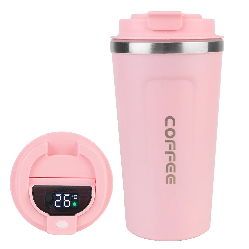 Veyro Travel Thermos Coffee Mug – 380/510ml Leak-Proof