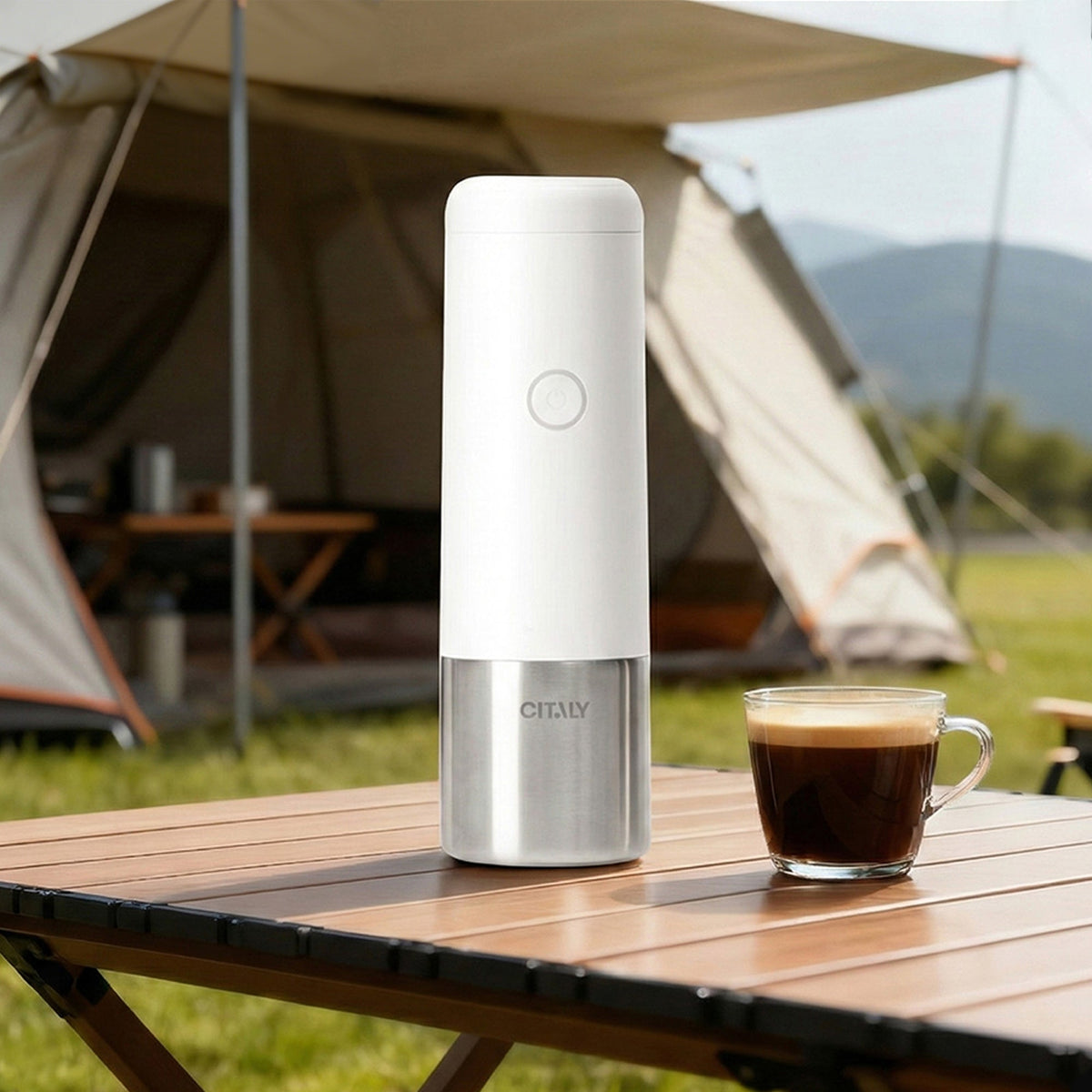 Máquina de espresso portátil Veyro Citaly GO-1: Autocalentamiento rápido