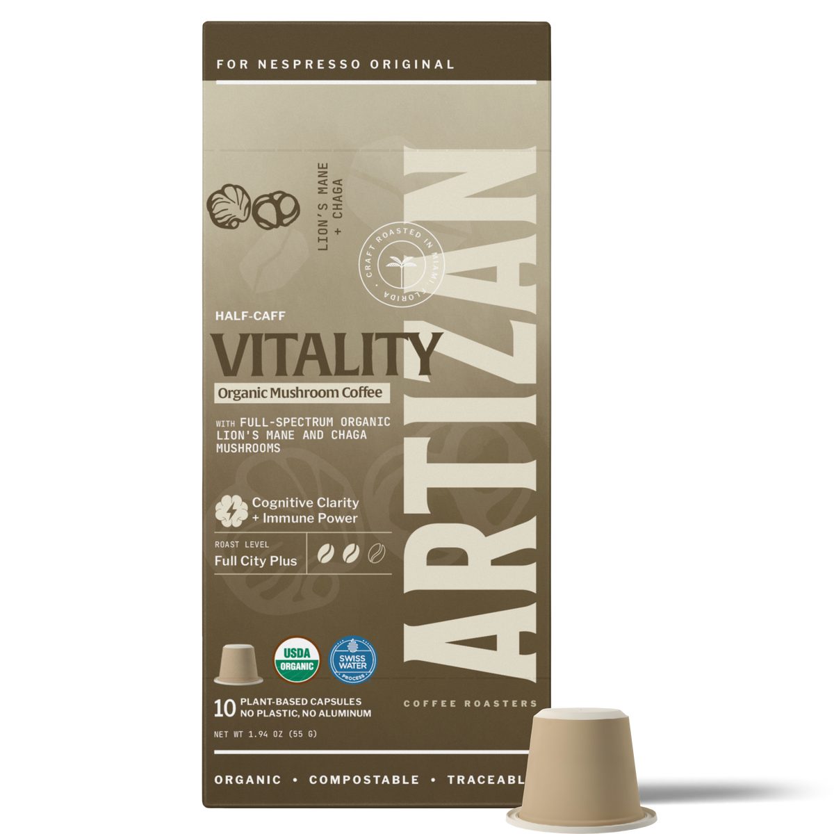 Veyro Organic Mushroom Coffee – Espresso Blend
