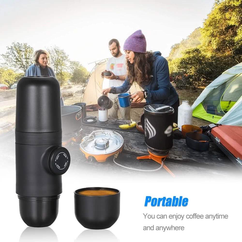 Cafetera espresso manual portátil Veyro – Prepare café en cualquier lugar