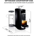 Cafetera Nespresso VertuoPlus Deluxe para café y espresso (Reacondicionada)