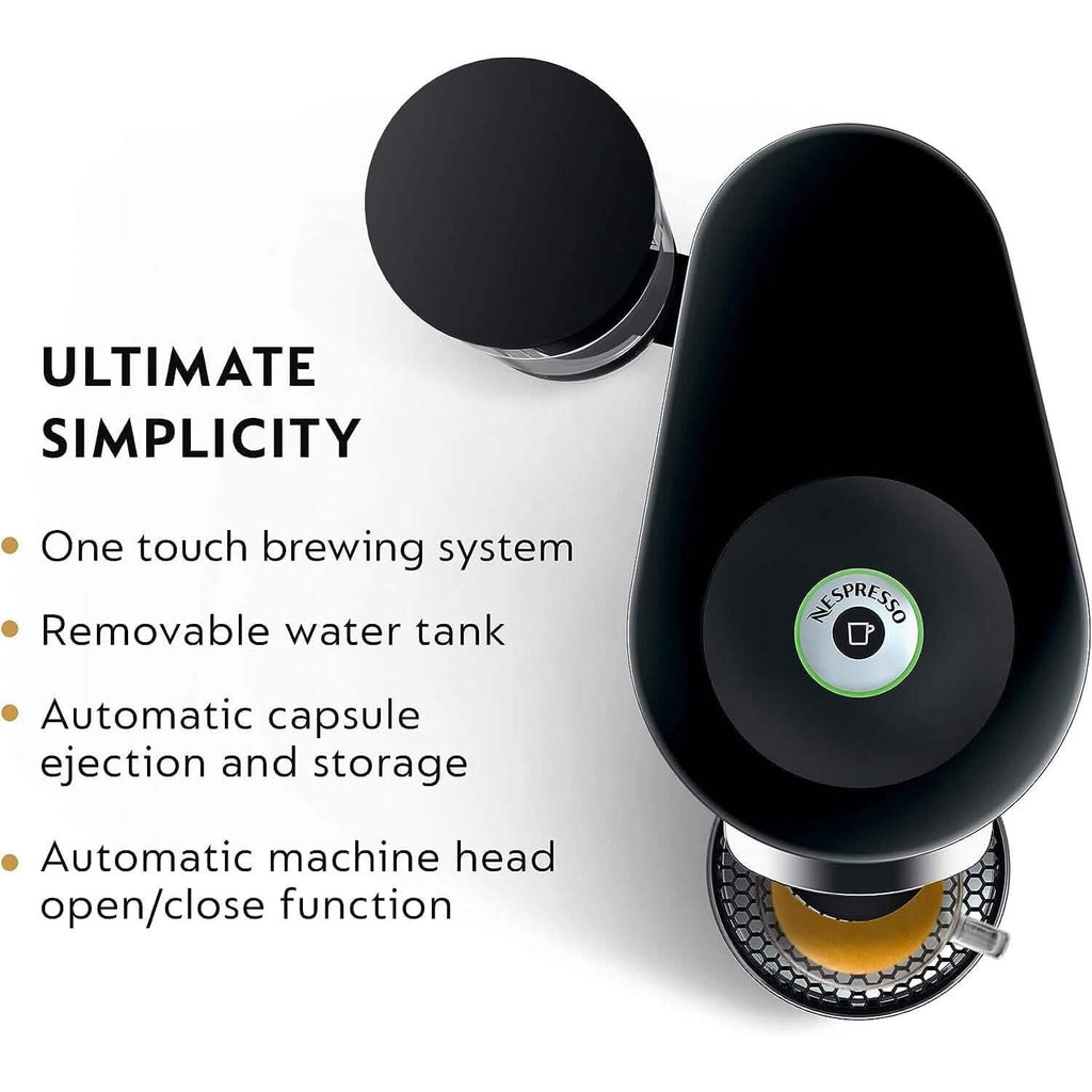 Cafetera Nespresso VertuoPlus Deluxe para café y espresso (Reacondicionada)