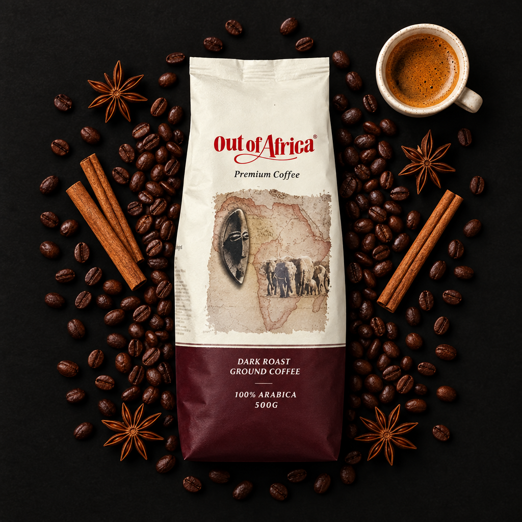 Veyro Out of Africa Dark Roast Ground Coffee – 500g