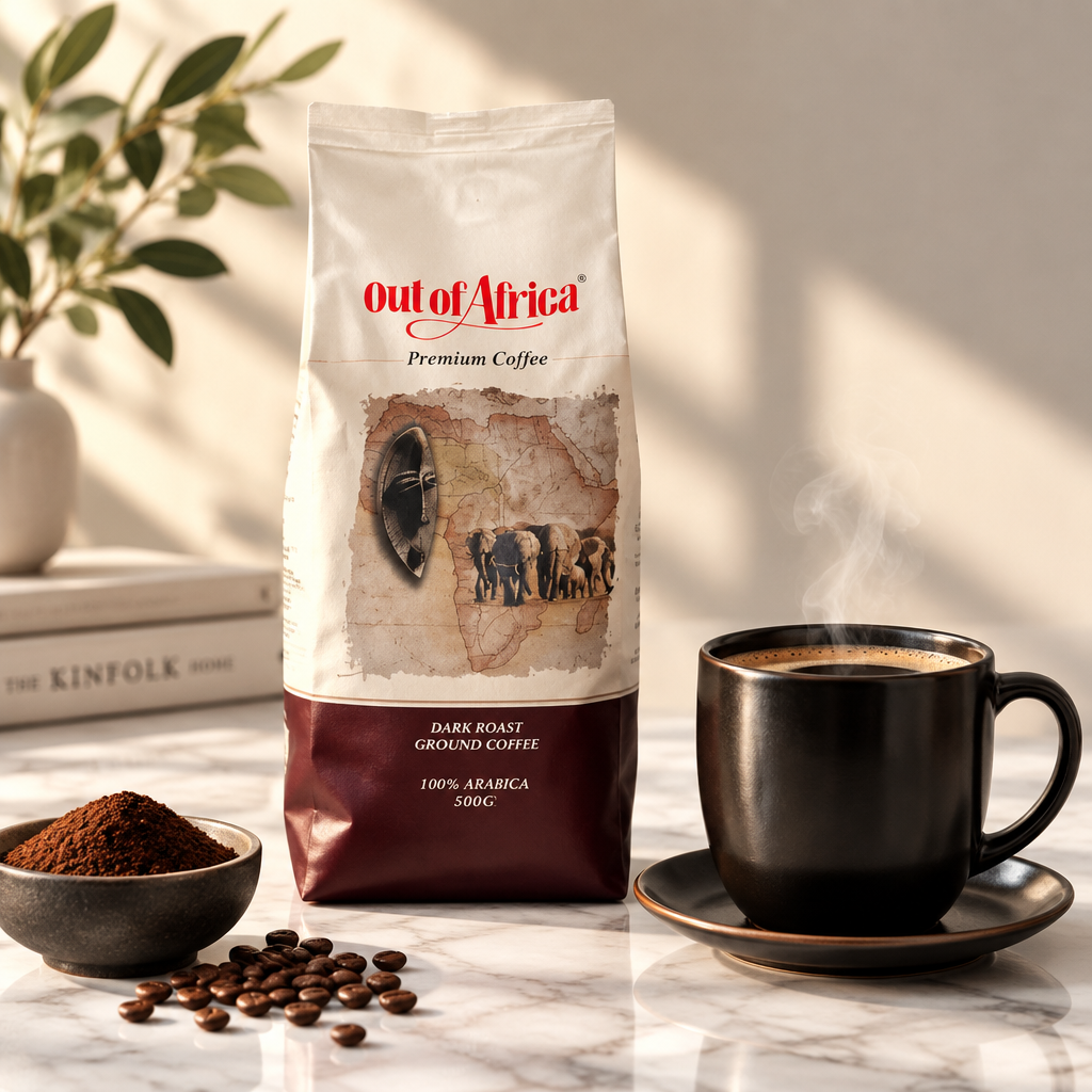 Veyro Out of Africa Dark Roast Ground Coffee – 500g