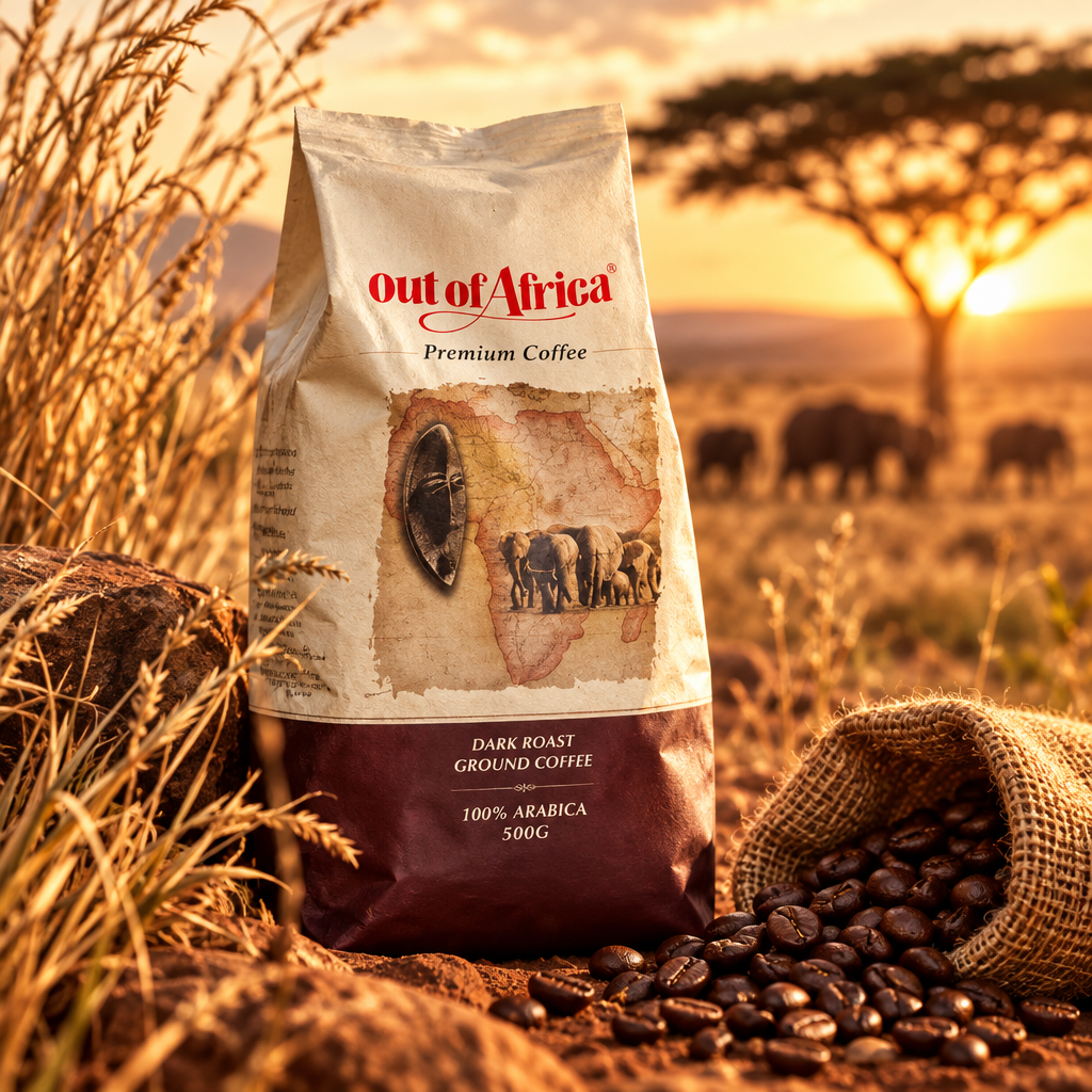 Veyro Out of Africa Dark Roast Ground Coffee – 500g