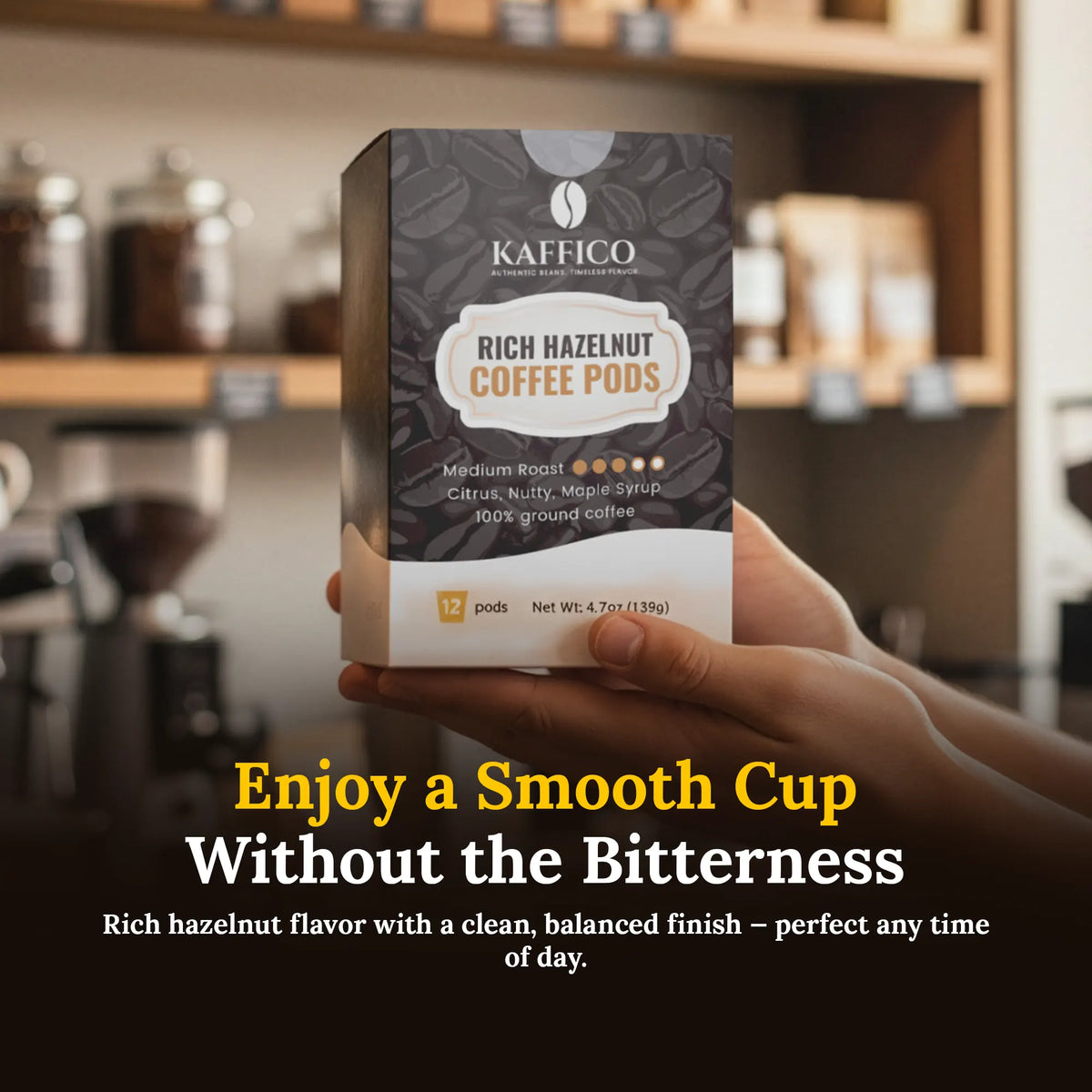 Veyro Rich Hazelnut Coffee Pods – Bold & Nutty Flavor