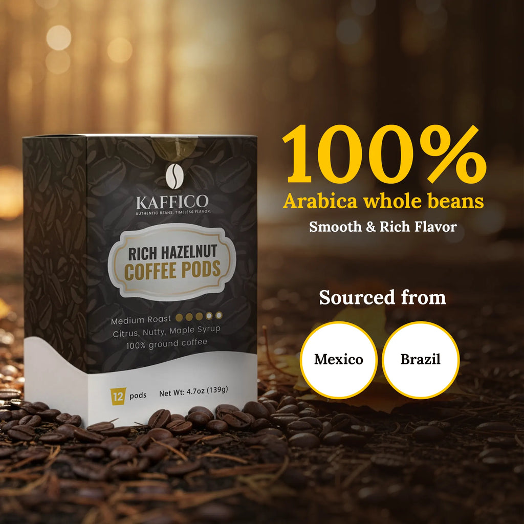 Veyro Rich Hazelnut Coffee Pods – Bold & Nutty Flavor