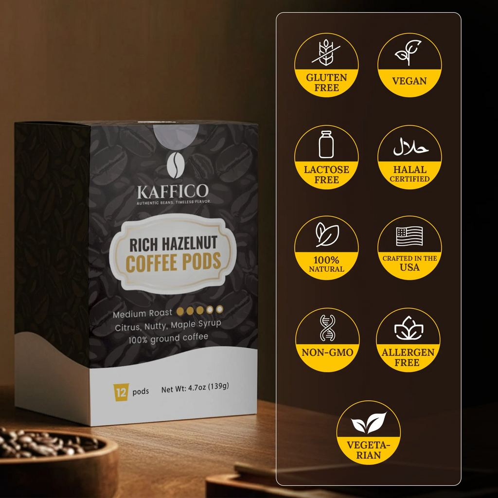 Veyro Rich Hazelnut Coffee Pods – Bold & Nutty Flavor