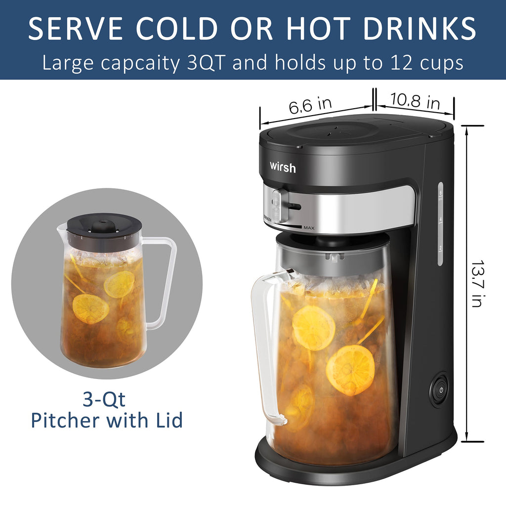 Cafetera y tetera helada Veyro Wirsh – Jarra de 85 oz