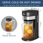 Cafetera y tetera helada Veyro Wirsh – Jarra de 85 oz